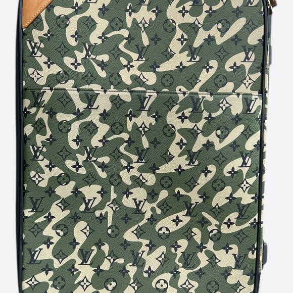 Louis Vuitton Takashi Murakami Camouflage Monogram Pegase 60 - Picture 1 of 8